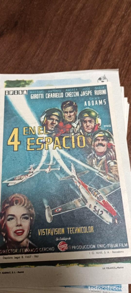 Cine: 4 en el espacio.Folleto mano - Foto 1