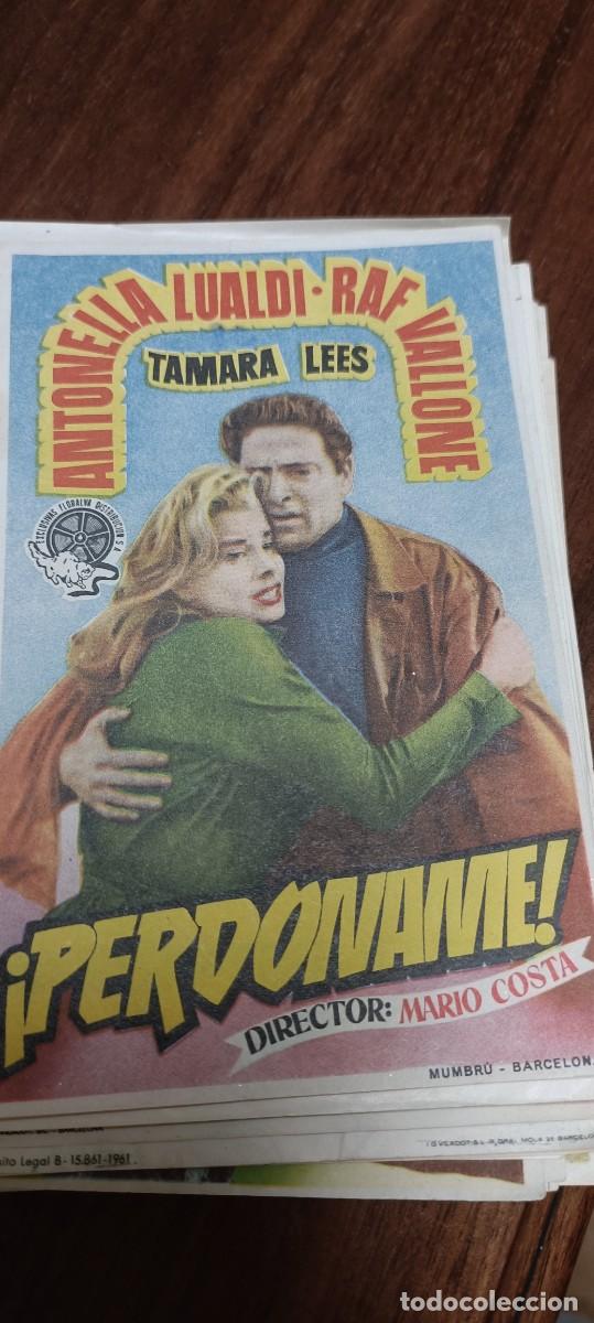 Cine: Perd&oacute;name.Folleto mano - Foto 1