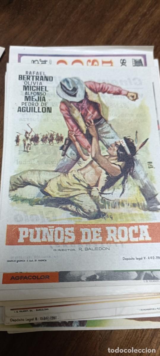 Cine: Pu&ntilde;os de roca.Folleto mano - Foto 1