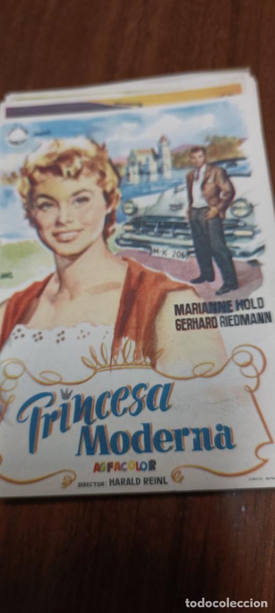  Foglietti di film di film antichi di cinema: Princesa moderna.Folleto mano
