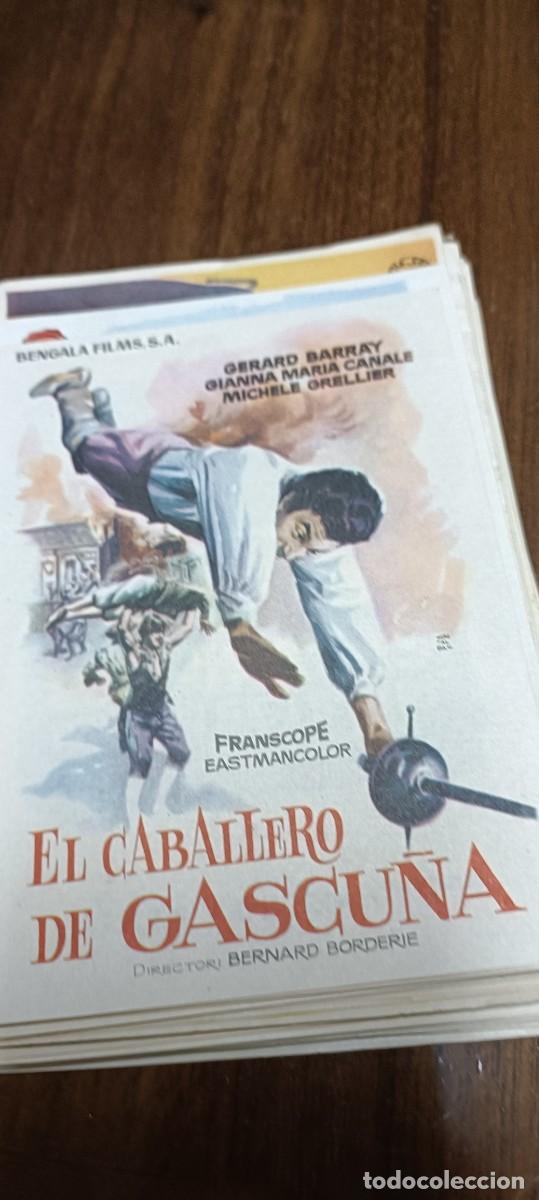 Kino: El caballero de gascu&ntilde;a.Folleto mano