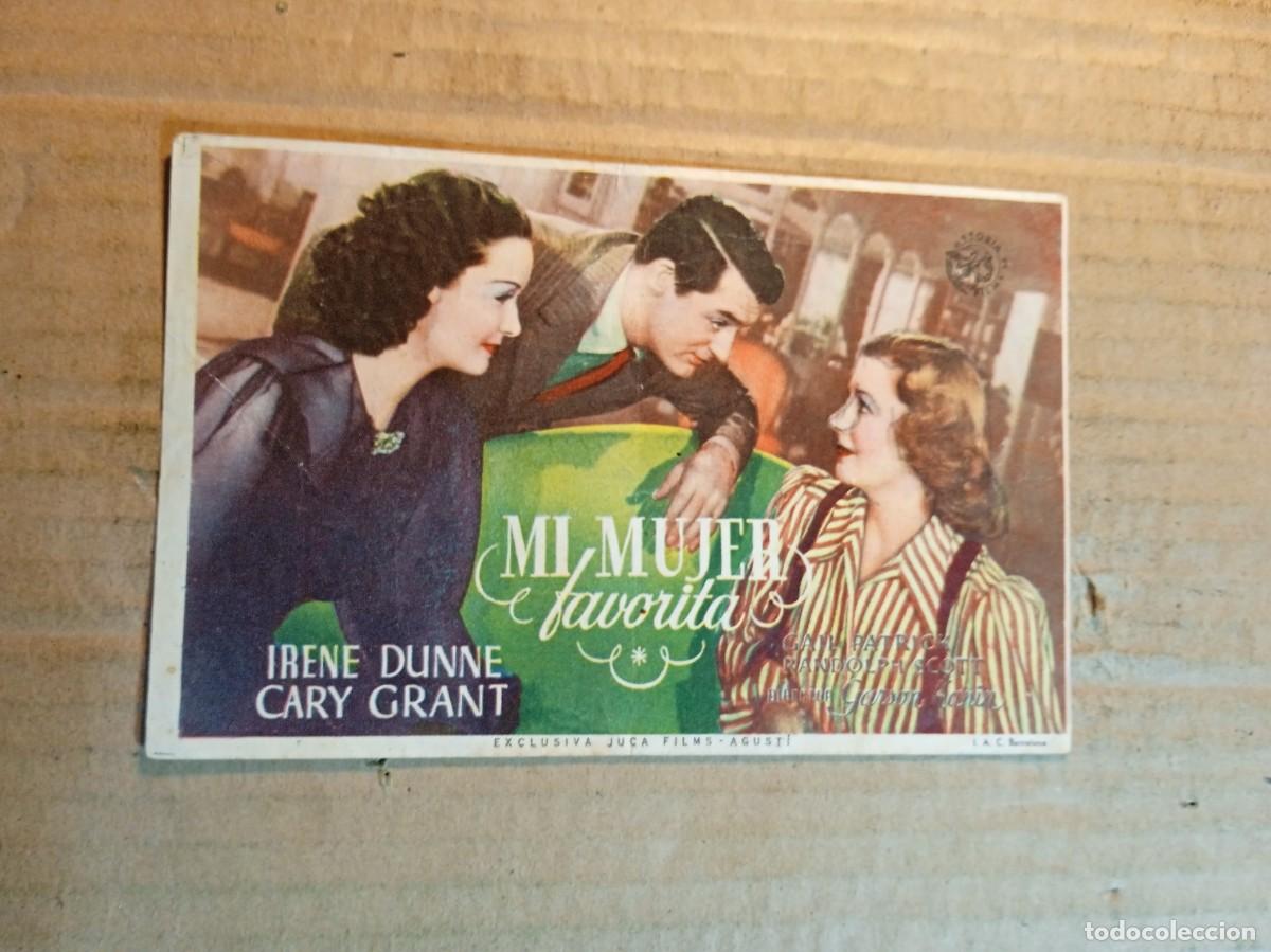  Foglietti di film di film antichi di cinema: FOLLETO DE MANO CON PUBLICIDAD MI MUJER FAVORITA