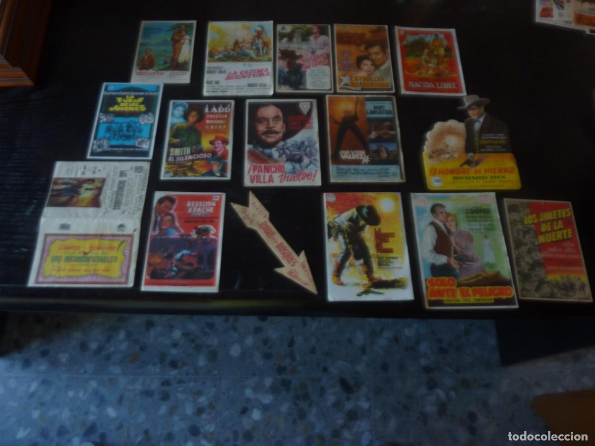 Cine: 145 Folletos de cine WESTERNS TODOS CON PUBLICIDAD. MIRAR FOTOS