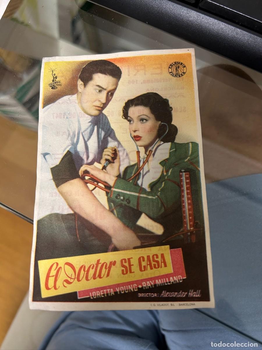 Cine: &ordm;536 el doctor se casa cine meridiana barcelona con publicidad buen estado