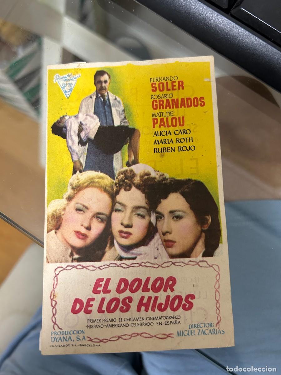 Cine: &ordm;539 el dolor de los hijos cine pelayo barcelona con publicidad buen estado