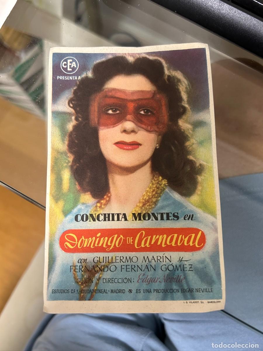 Cine: &ordm;540 domingo de carnaval sin publicidad buen estado