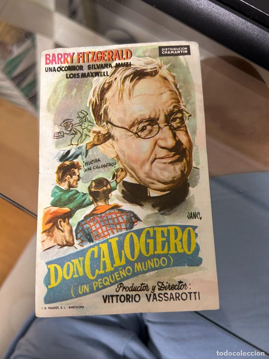 Cine: &ordm;541 don calogero barcelo cinema novelda alicante con publicidad buen estado