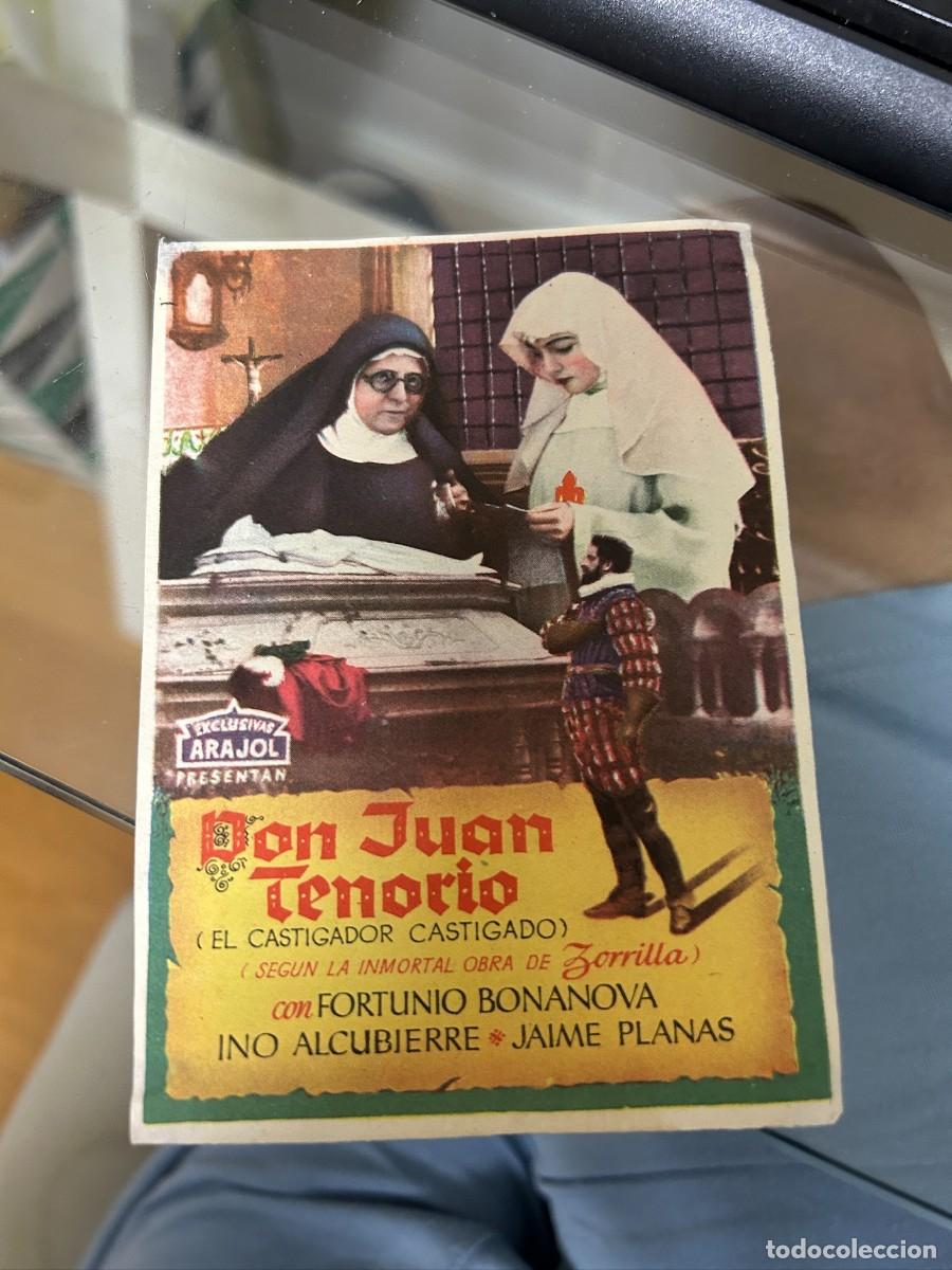 Cine: &ordm;546 don juan tenorio arajol sin publicidad buen estado
