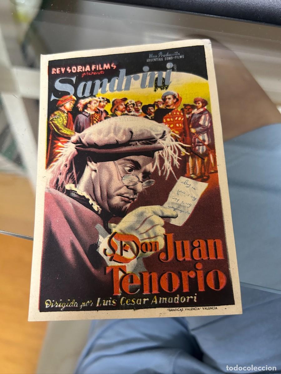 Cine: &ordm;547 don juan tenorio cinema alhambra zaragoza con publicidad buen estado