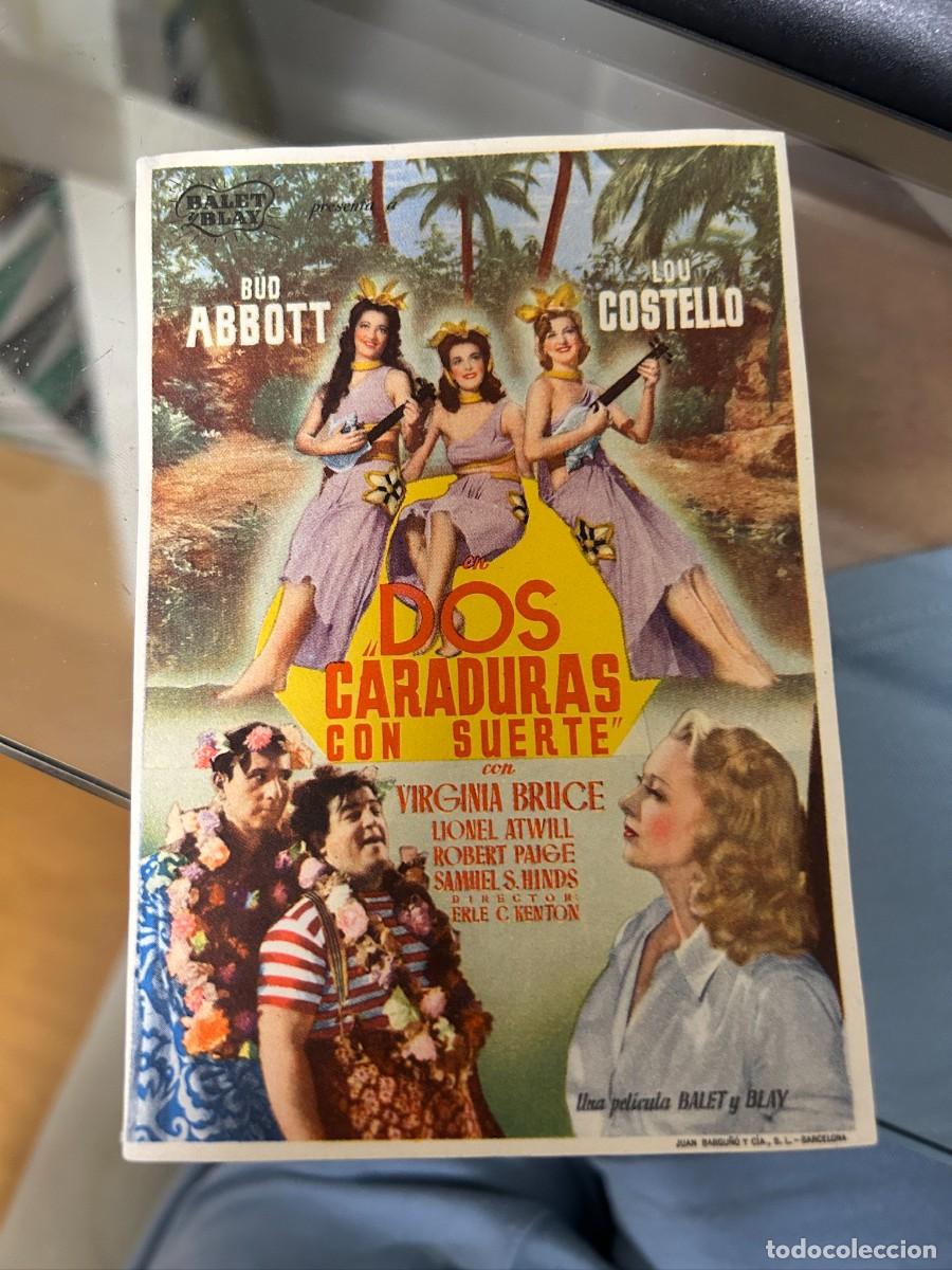 Cine: &ordm;550 dos caraduras con suerte sin publicidad buen estado