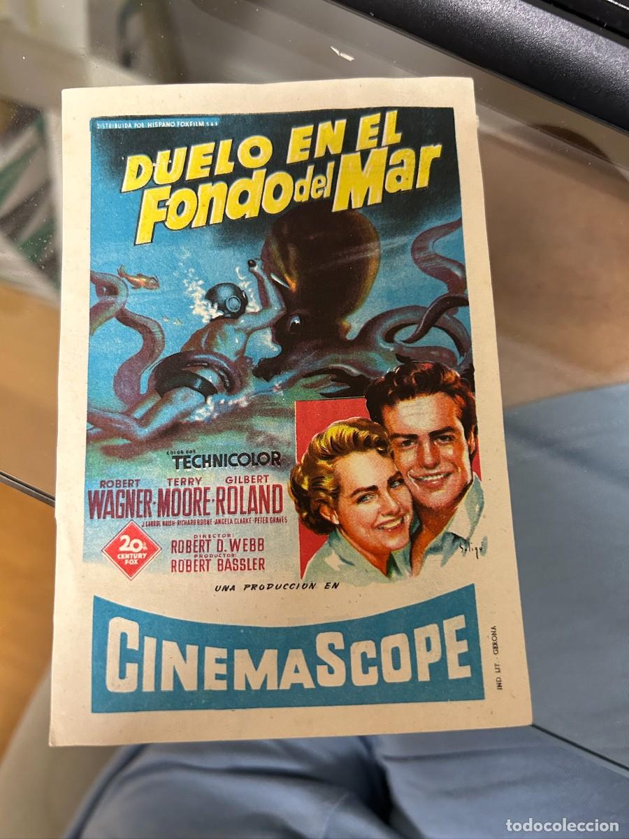Cine: &ordm;565 cine duelo en el fondo del mar monterrosa reus con publicidad buen estado
