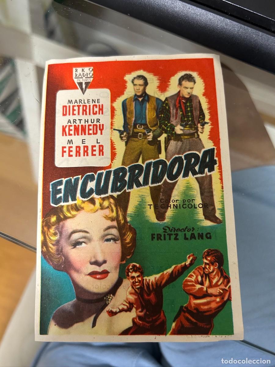 Cine: &ordm;594 encubridora cine monterrosa reus con publicidad buen estado
