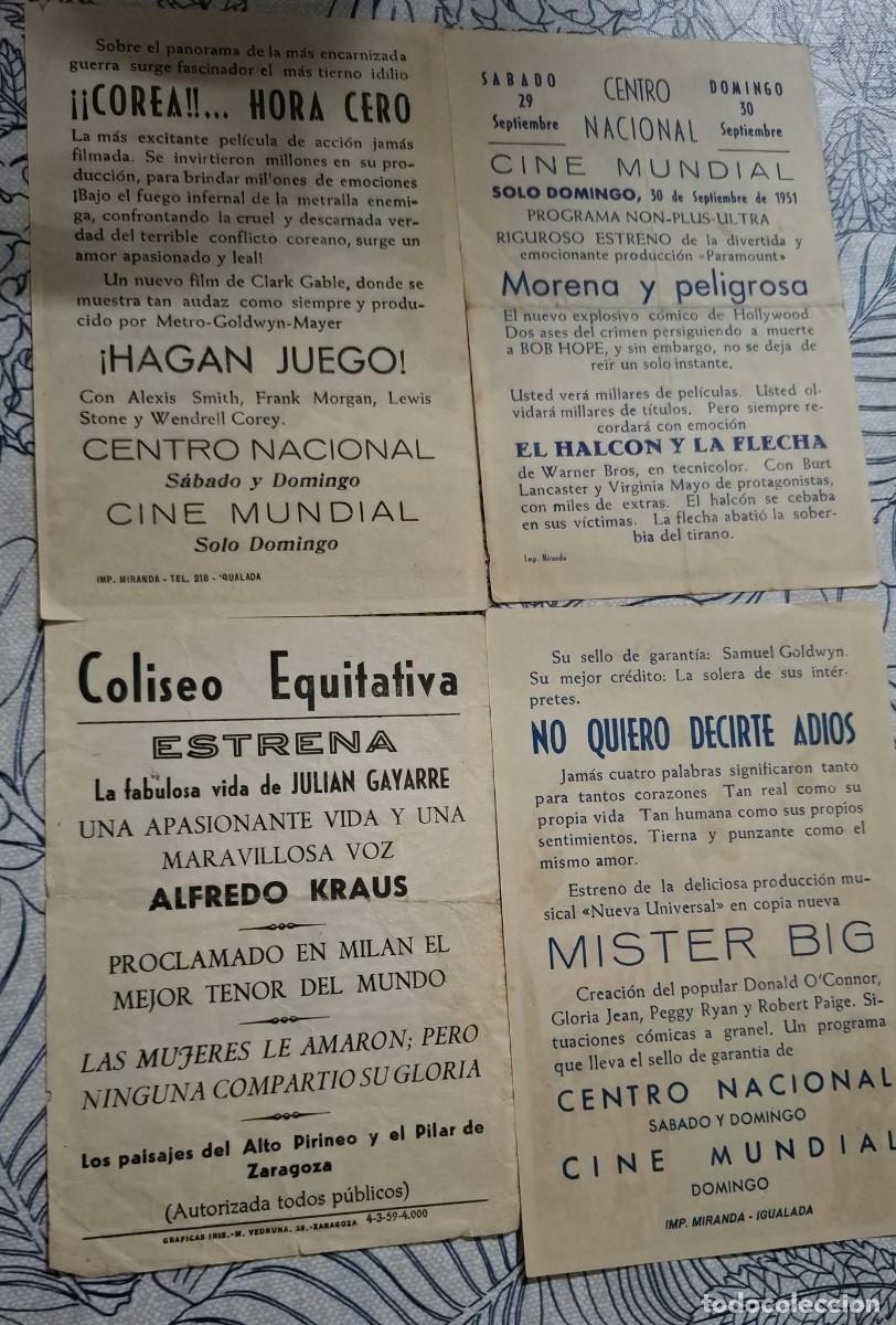 Cine: VARIOS - PROGRAMAS DE CINE - Foto 2
