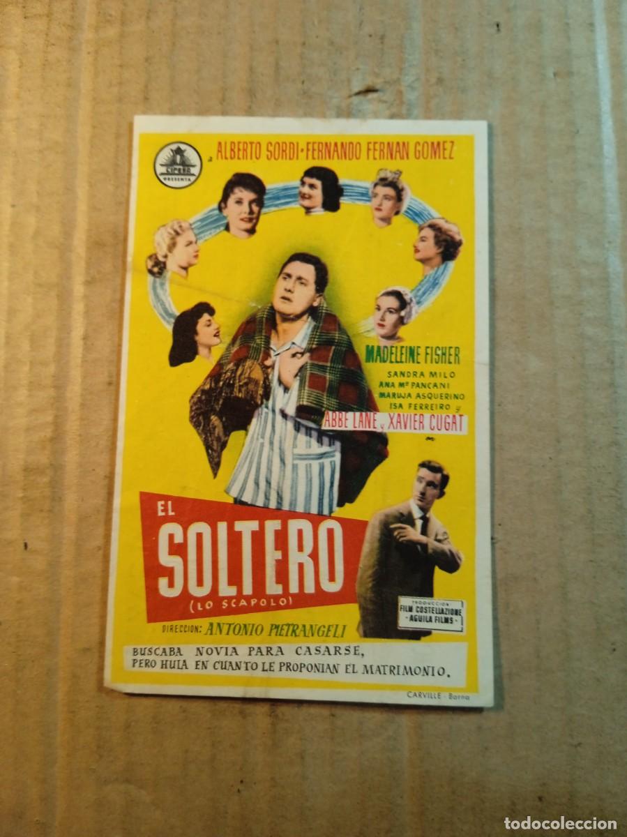 Kino: FOLLETO DE MANO CON PUBLICIDAD EL SOLTERO