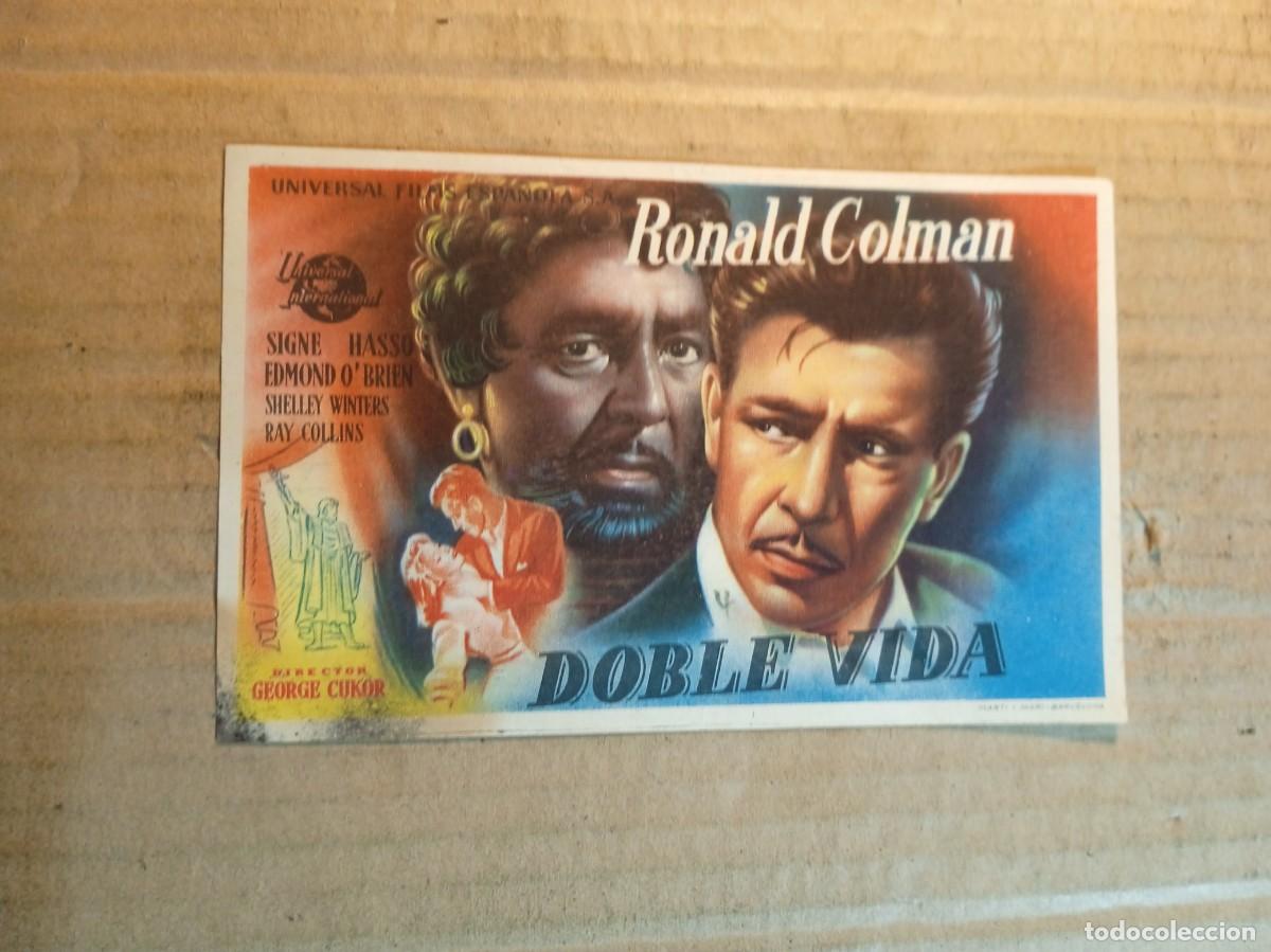Kino: FOLLETO DE MANO CON PUBLICIDAD DOBLE VIDA