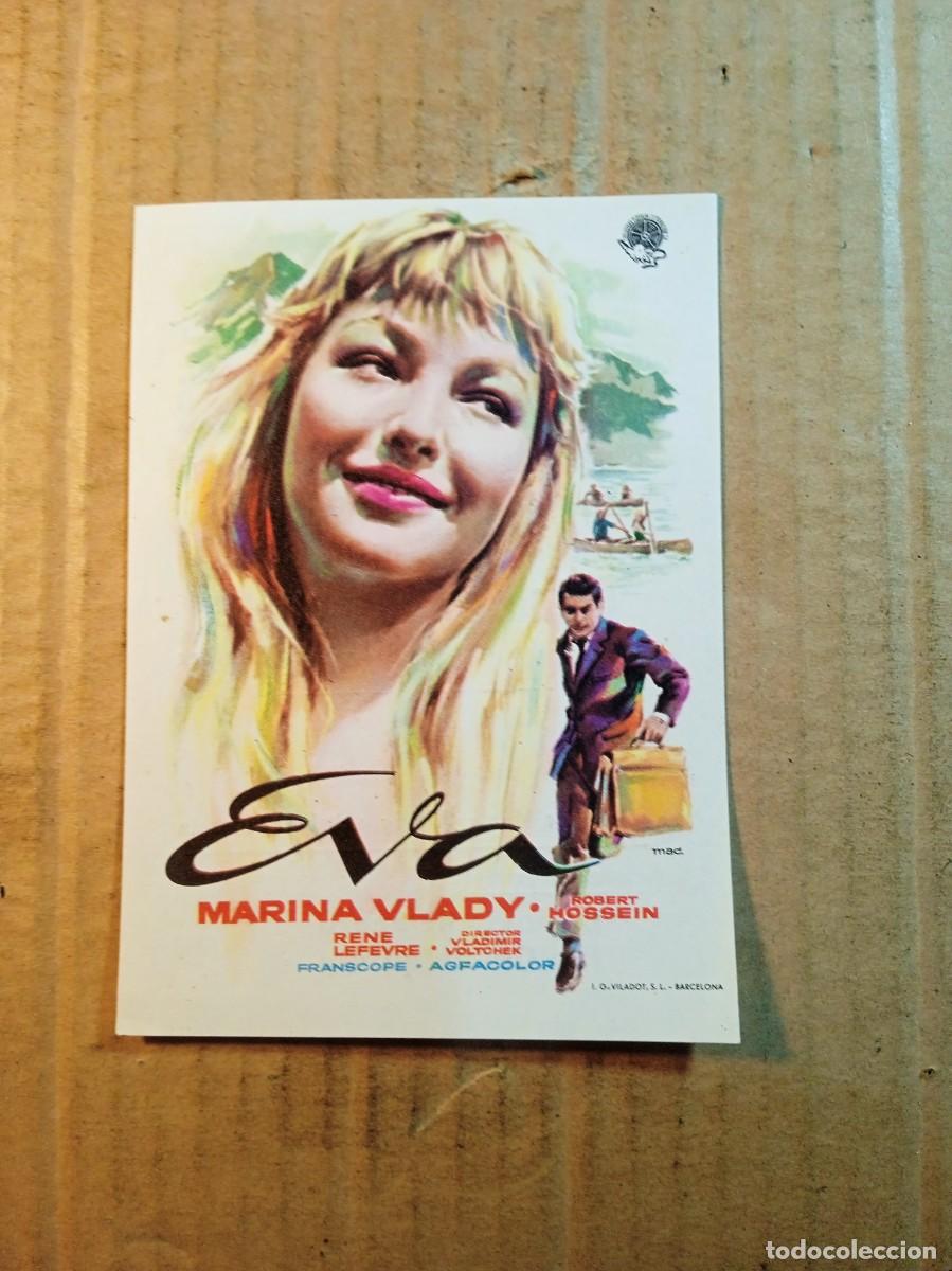  Foglietti di film di film antichi di cinema: FOLLETO DE MANO CON PUBLICIDAD EVA