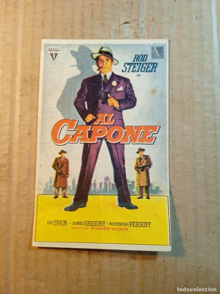 Cine: FOLLETO DE MANO CON PUBLICIDAD AL CAPONE - Foto 1