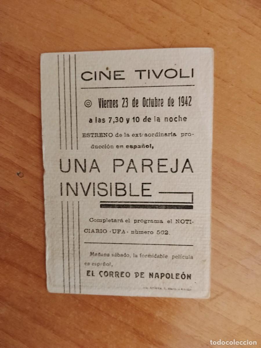 Cine: ROSA-PROGRAMA DE CINE --UNA PAREJA INVISIBLE CT - Foto 2