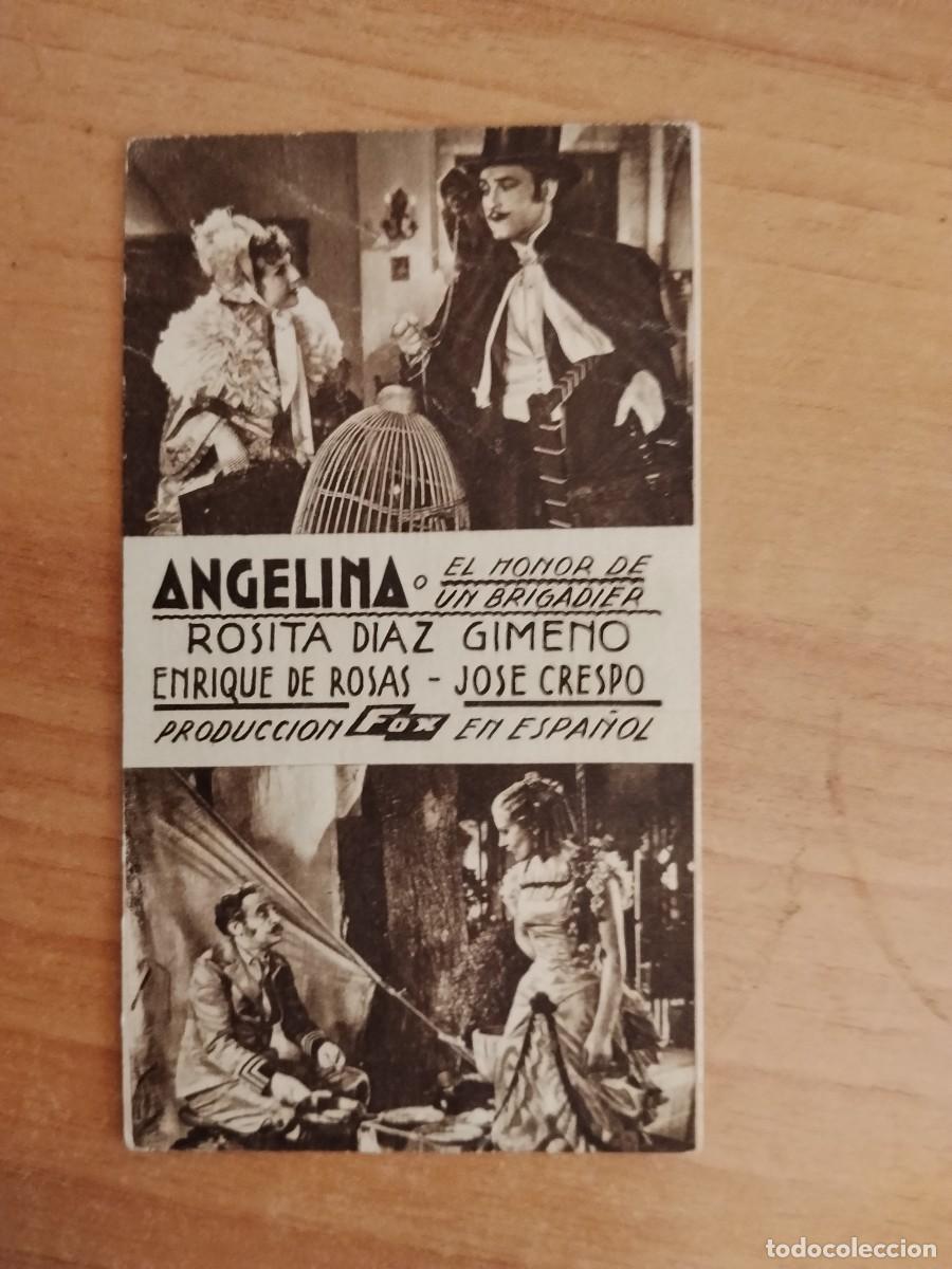 Cine: ROSA-PROGRAMA DE CINE --ANGELINA