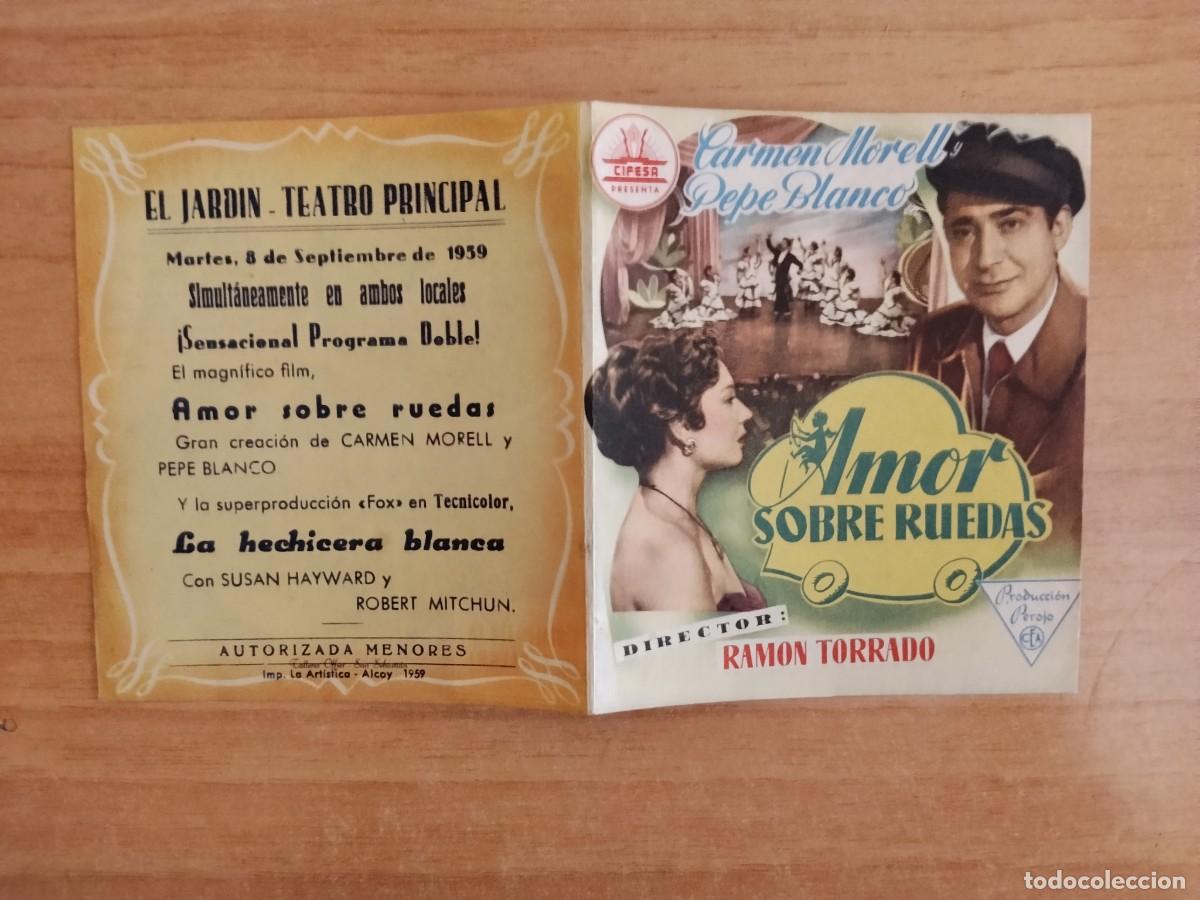 Cine: ROSA-PROGRAMA DE CINE --AMOR SOBRE RUEDAS