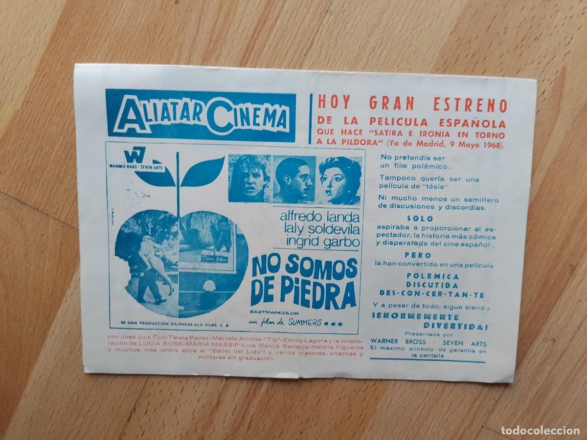 Cine: ROSA-PROGRAMA DE CINE --NO SOMOS DE PIEDRA - Foto 1