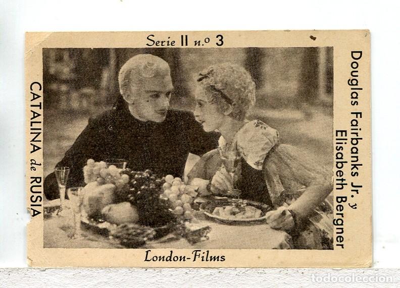  Foglietti di film di film antichi di cinema: CATALINA DE RUSIA, con Douglas Fairbanks. Serie II n&ordm;3