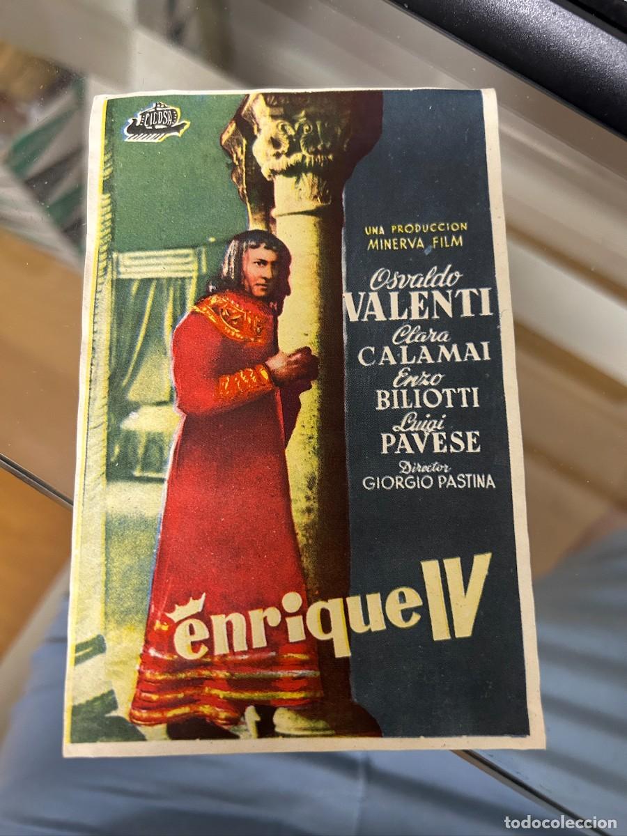 Cine: &ordm;607 enrique IV sin publicidad buen estado