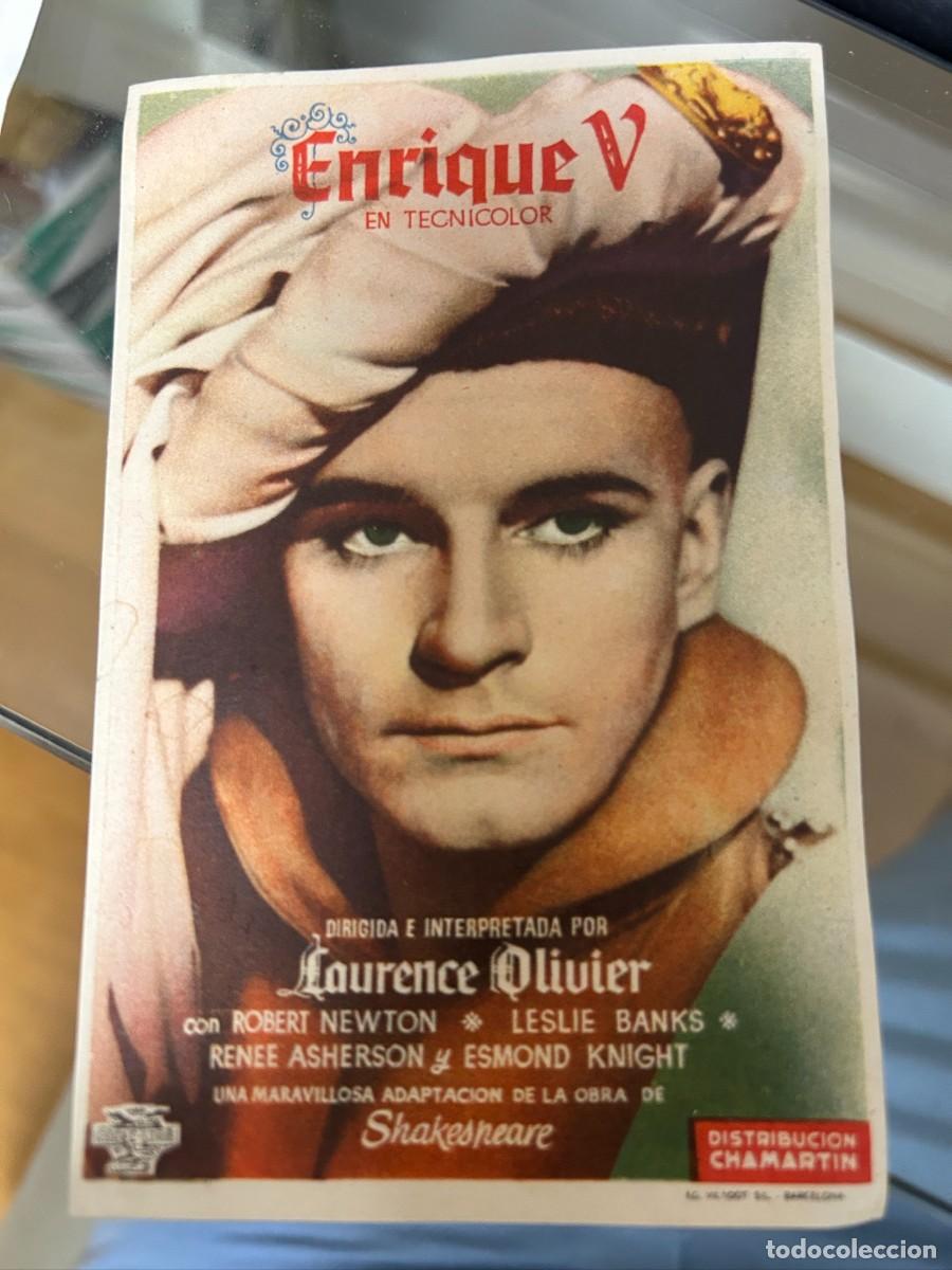 Cine: &ordm;608 enrique v sin publicidad buen estado