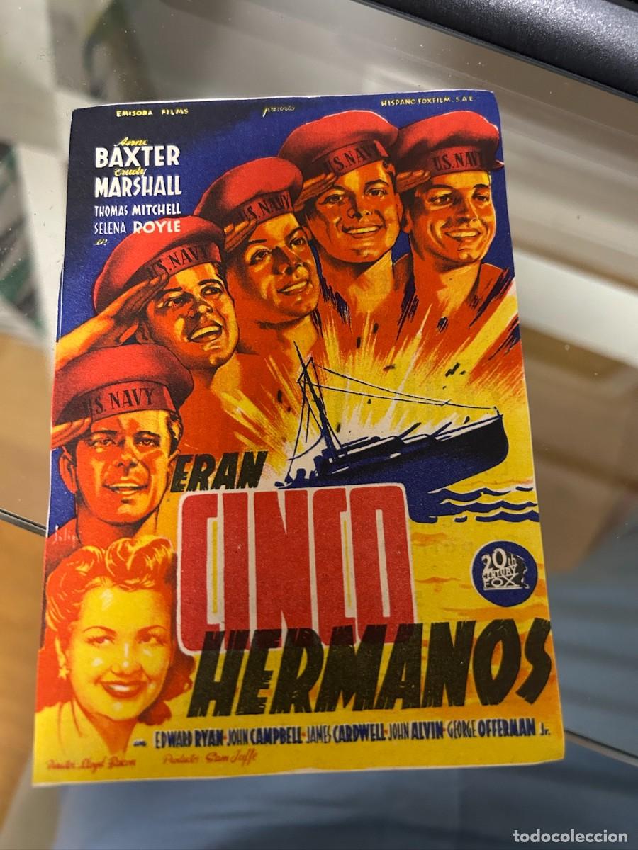 Cine: &ordm;620 eran cinco hermanos cine dorado zaragoza con publicidad buen estado