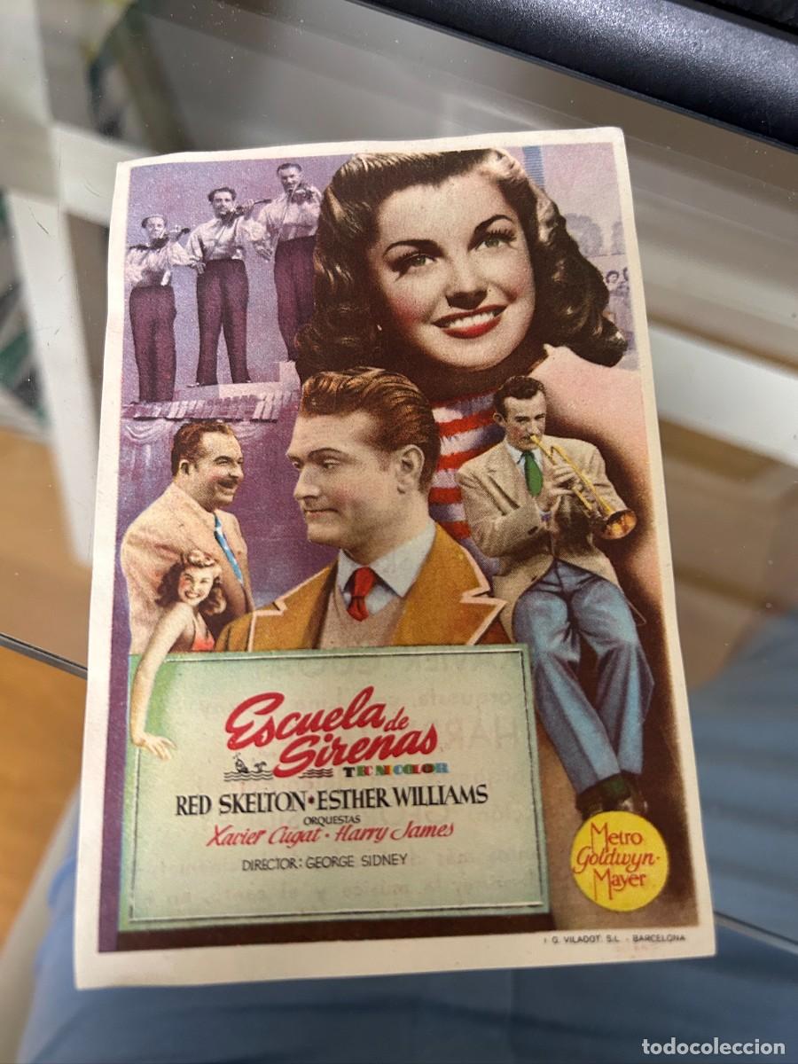 Cine: &ordm;626 escuela de sirenas cine windsor barcelona con publicidad buen estado