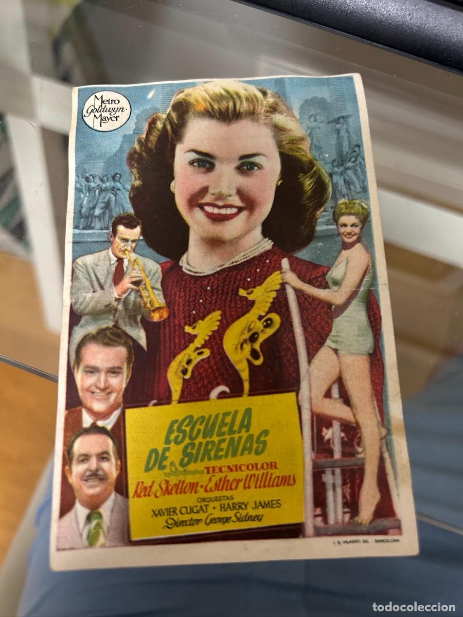 Cine: &ordm;627 ecuela de sirenas cine principal porrera tarragona con publicidad buen estado