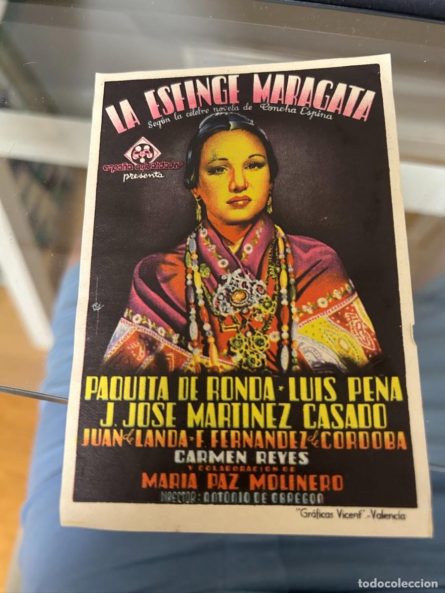Cine: &ordm;630 la esfinge maragata sin publicidad buen estado