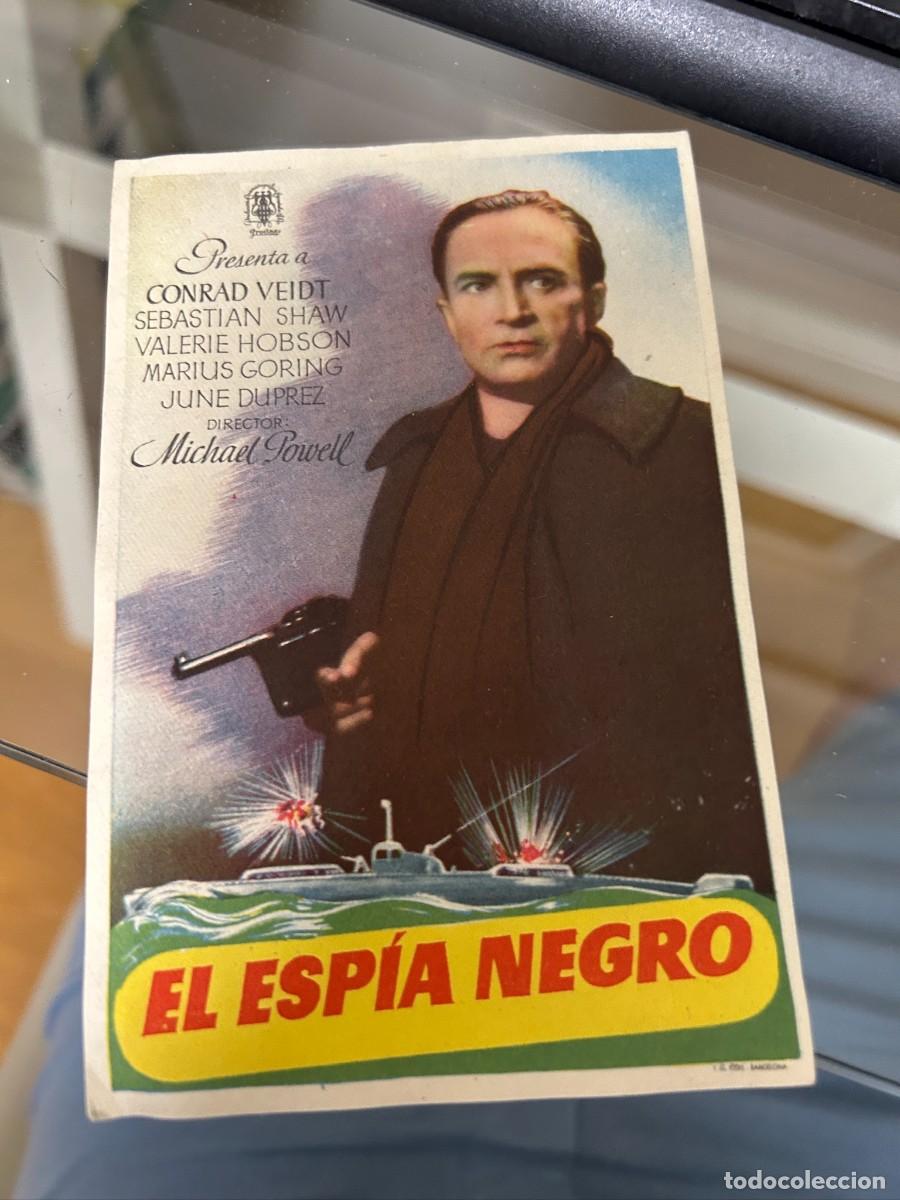 Cine: &ordm;643 EL ESPIA NEGRO TEATRO ULTONIA GERONA BUEN ESTADO COMO SE VE