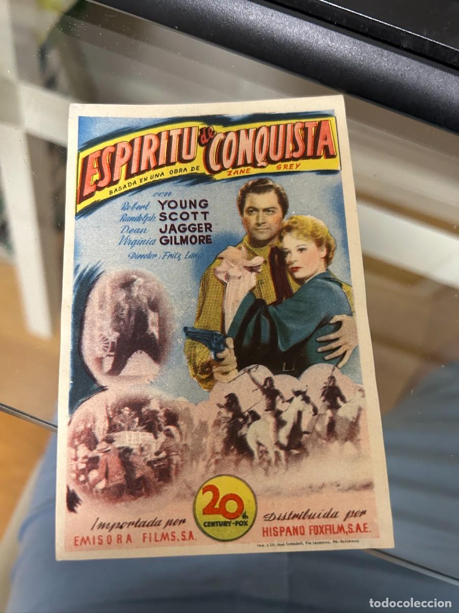 Cine: &ordm;647 ESPIRITU DE CONQUISTA SIN PUBLICIDAD BUEN ESTADO