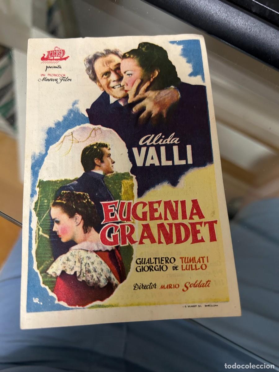 Cine: &ordm;664 EUGENIA GRANDET CINEMA SABOYA CASTELLON CON PUBLICIDAD BUEN ESTADO
