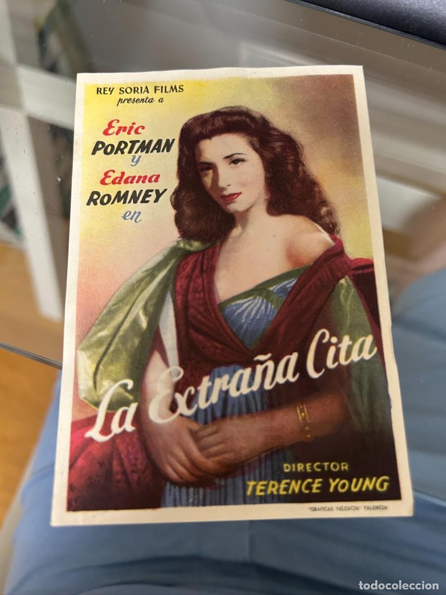 Cine: &ordm;672 LA EXTRA&Ntilde;A CITA CINE MONTERROSA REUS CON PUBLICIDAD BUEN ESTADO