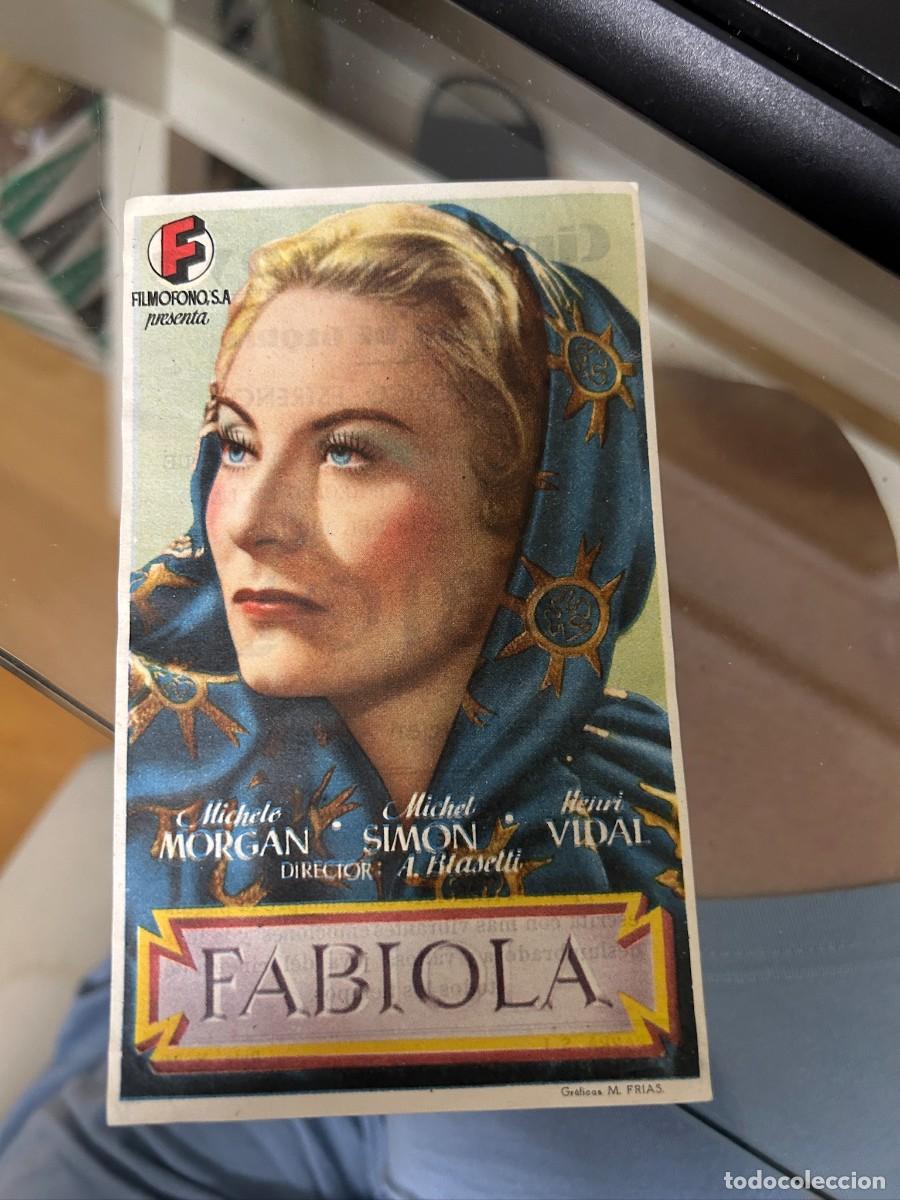Cine: &ordm;679 FABIOLA CINEMA GOYA ZARAGOZA CON PUBLICIDAD BUEN ESTADO