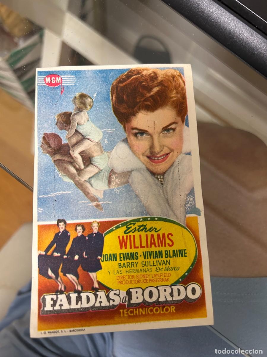 Cine: &ordm;681 FALDAS A BORDO GRAN TEATRO CALDERON VALLADOLID CON PUBLICIDAD BUEN ESTADO