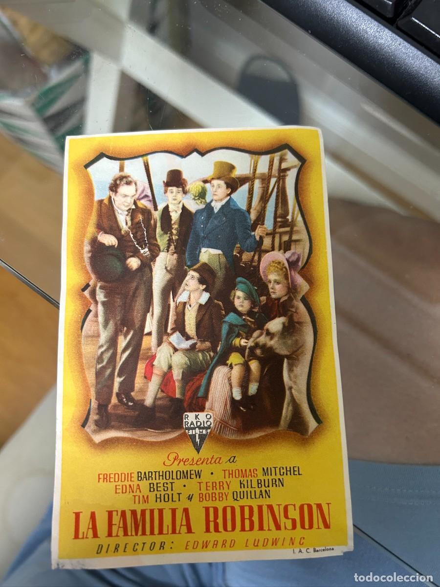 Cine: &ordm;683 LA FAMILIA ROBINSON SIN PUBLICIDAD BUEN ESTADO