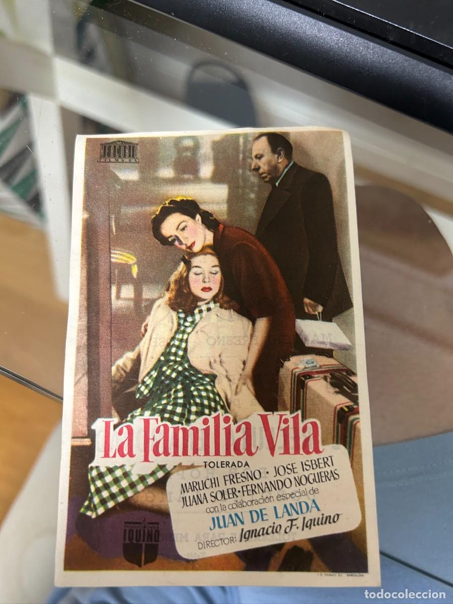 Cine: &ordm;684 LA FAMILIA VILA CINEMA ELISEOS ZARAGOZA CON PUBLICIDAD BUEN ESTADO