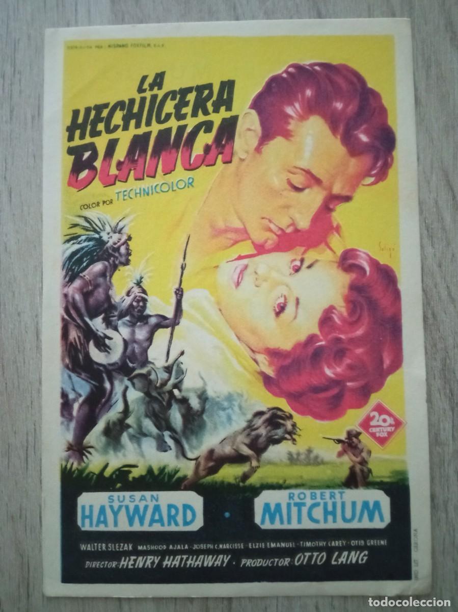 Cine: LA HECHICERA BLANCA, SUSAN HAYWARD, ROBERT MITCHUM, CINE KURSAAL