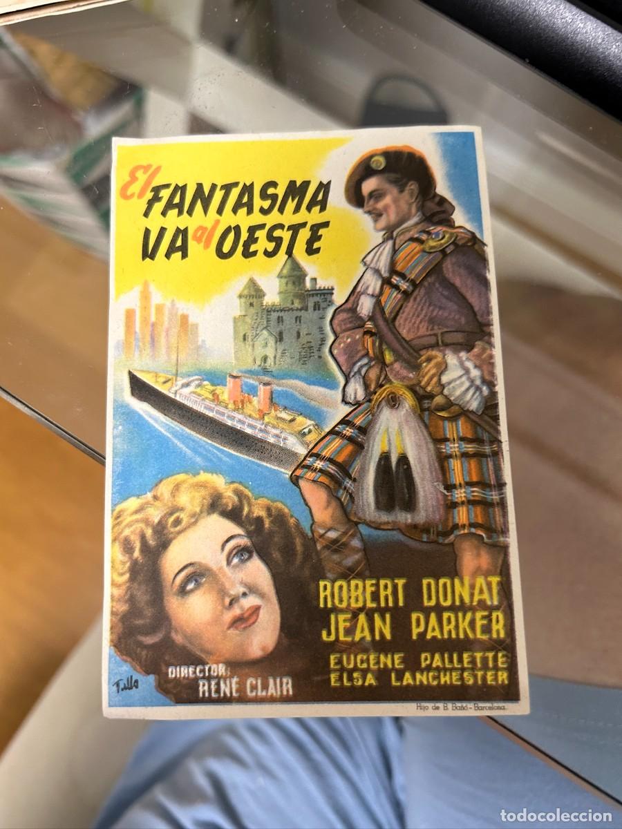 Cine: &ordm;693 EL FANTASMA VA AL OESTE SELLO GRANADA BUEN ESTADO
