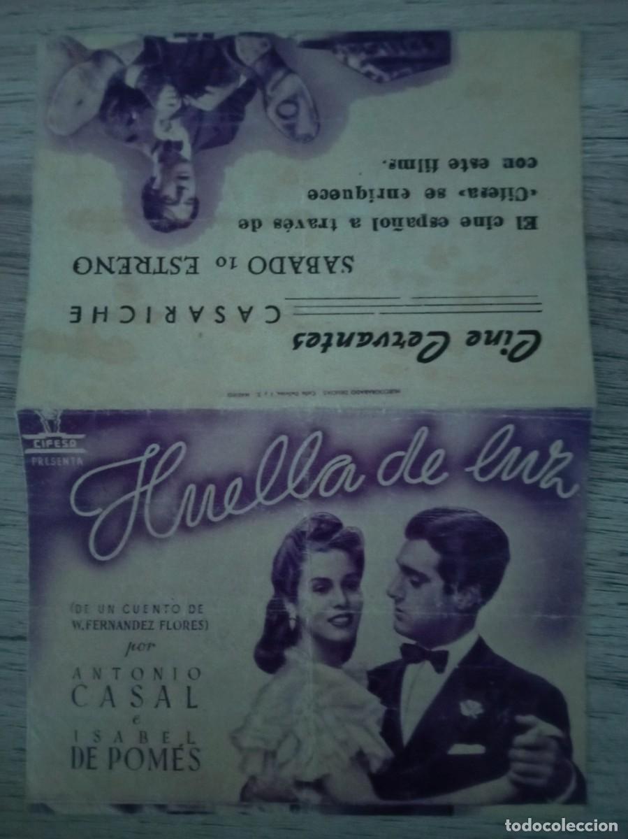 Cine: HUELLA DE LUZ, ANTONIO CASAL, CINE CERVANTES, CASARICHE, SEVILLA