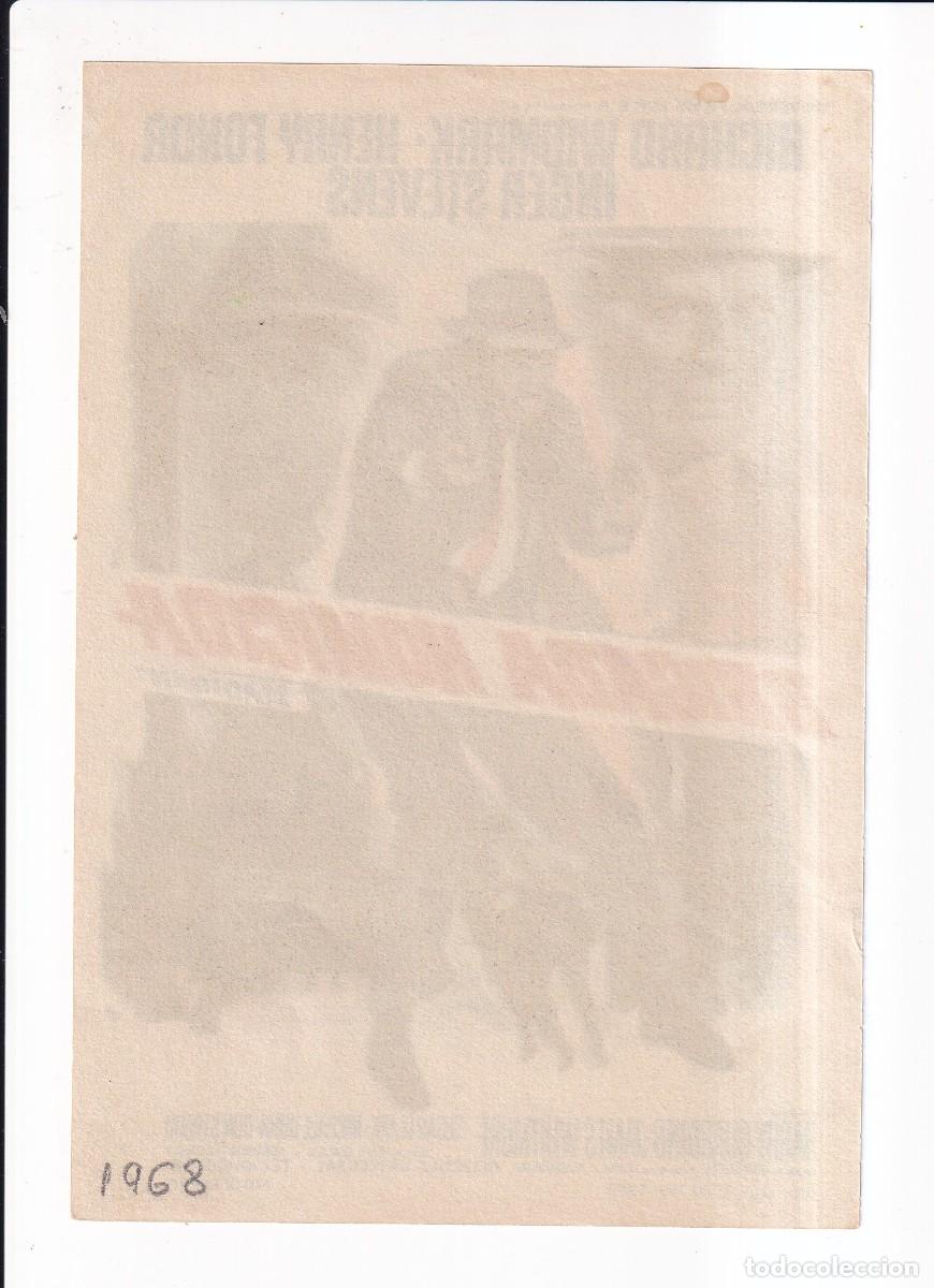 Cine: BRIGADA HOMICIDA : RICHARD WIDMARK .- SIN PUBLICIDAD - Foto 2