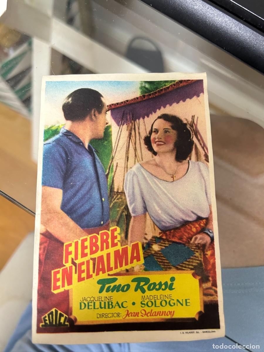 Cine: &ordm;705 fiebre en el alma sin publicidad buen estado