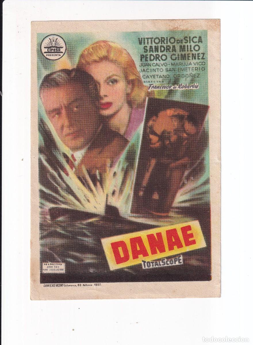 Cine: DANAE : VITTORIO De SICA .- CON PUBLICIDAD