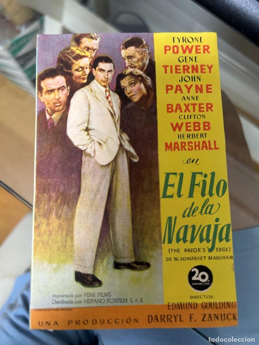 Cine: &ordm;708 el filo de la navaja sin publicidad buen estado