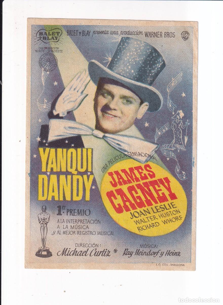 Cine: YANQUI DANDY : JAMES CAGNEY .- CON PUBLICIDAD