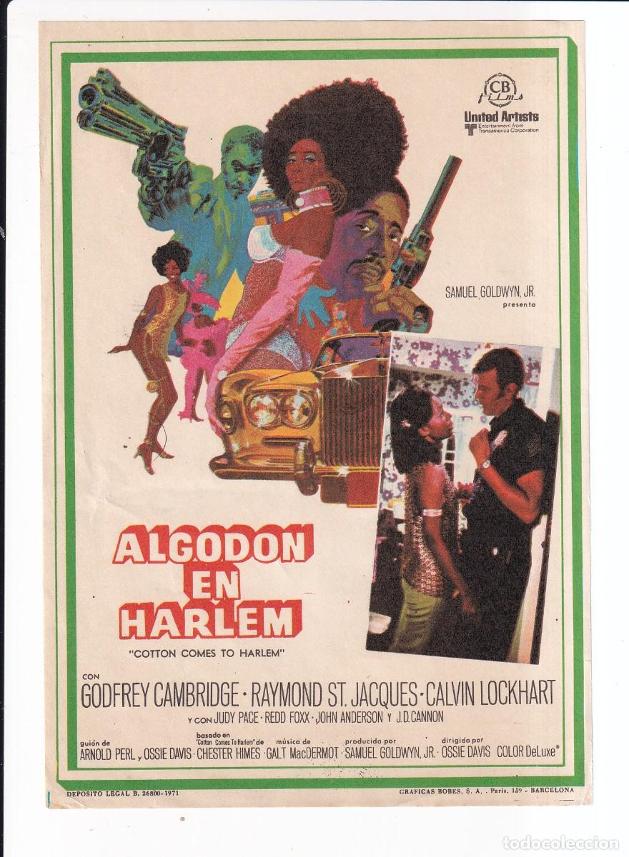 Cine: ALGODON EN HARLEM : GODFREY CAMBRIDGE .- SIN PUBLICIDAD - Foto 1