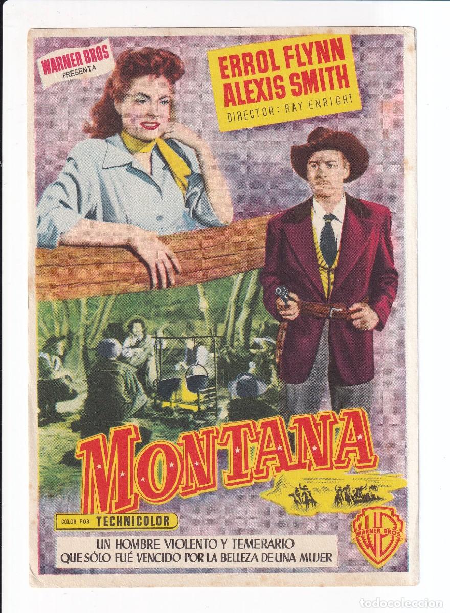 Cine: MONTANA : ERROL FLYNN .- SIN PUBLICIDAD